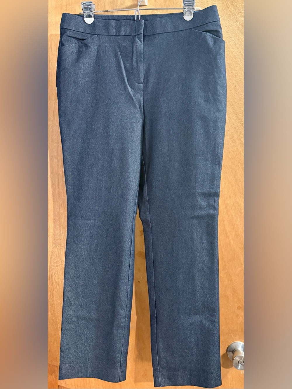Chico's Navy Straight Leg Pants